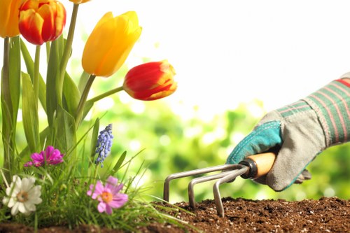 Waste removal and site access considerations for garden work