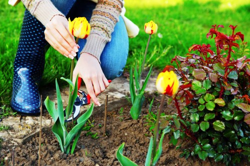 Encrypted online payment protection for gardening services