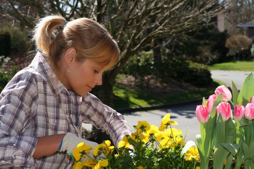 Customer quotation and booking confirmation for garden maintenance